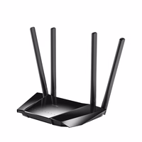 Wireless router CUDY LT400 EU Wi-Fi 300 Mbps 2.4 GHz 4G LTE SIM melns