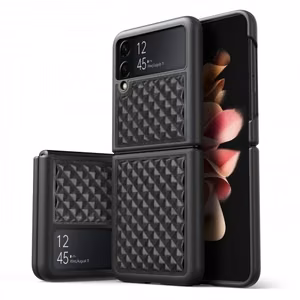 Maciņš Dux Ducis Venice priekš Samsung F711 Z Flip3 melns
