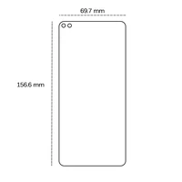 Rūdītais aizsargstikls 2,5D Motorola Moto G100 / G200 / G60S / G51 5G / G9 Power / T-Phone Pro 6/128GB