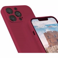 Phone Maciņš "Liquid Silicone Edge" priekš Xiaomi 12 Pro (Dark Sarkans Rose)