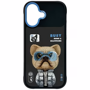 Nimmy Cool&Cute 2.0 nag viedtālruņa apvalks iPhone 17 - melns