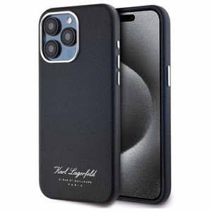Karl Lagerfeld Hotel RSG viedtālruņa apvalks iPhone 15 Pro Max - melns