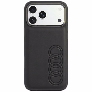 Audi TT sintētiskās ādas vāciņš modelim iPhone 18 Pro Max / 17 Pro Max, saderīgs ar MagSafe – melns