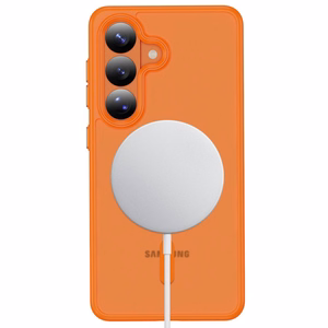 Tech-Protect Magmat MagSafe Maciņš for Samsung Galaxy S26 - oranžs Matēts