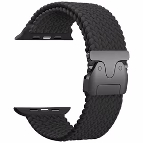 Beline Woven Nylon Parachute siksniņa Apple Watch 38/40/41mm melns