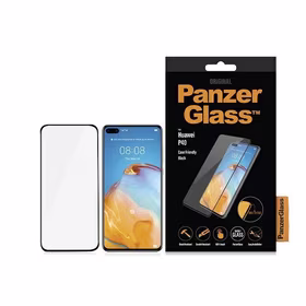 PanzerGlass E2E Super+ aizsargstikls Huawei P40 - ar melnu rāmi