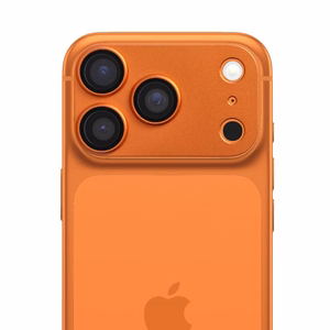 AR+AF Pilna metāla rūdīts stikls priekš IPHONE 17 PRO MAX oranžs
