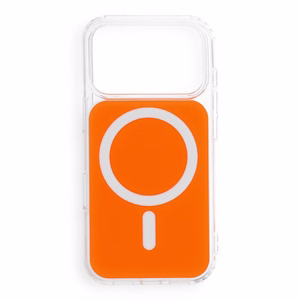 Aizsargvāciņš ierīcei iPhone 18 Pro / 17 Pro: Clear Fusion Mag Cover, saderīgs ar MagSafe, krāsa – oranža
