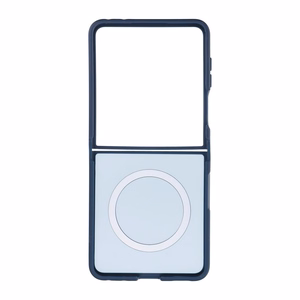 Tumši zils 4sF-S Acrylic vāciņš ar MagSafe atbalstu Samsung Galaxy Z Flip8 tālrunim