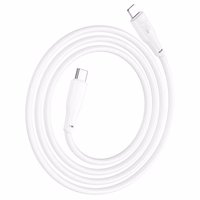 USB kabelis Hoco X93 60W USB-C uz USB-C 1.0m, balts