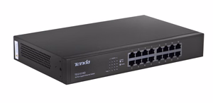 Tenda 16 portu Gigabit Ethernet komutators zils
