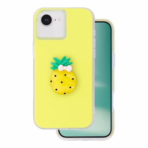 Fruit 2in1 maciņš paredzēts iPhone 16e / 17e dzeltens