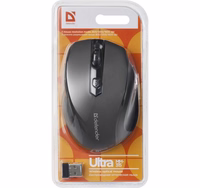 MOUSE DEFENDER ULTRA MM-315 RF melns OPTICAL 1600DPI 6P