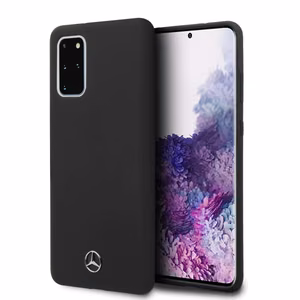 Mercedes Silicone Line viedtālruņa apvalks Samsung Galaxy S20+ - melns