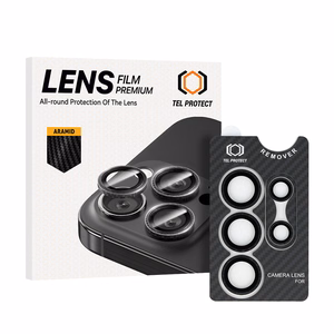 Rūdītais stikls Tel Protect 3D objektīva Aramid sērija kamerai Samsung Galaxy S24 Ultra (5 objektīvi)