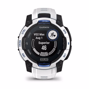 Garmin Instinct 3 Solar pulkstenis, 45 mm, balts