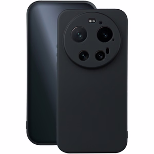 Silicon case for Xiaomi 17 Ultra black