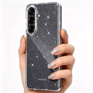 Tech-Protect FlexAir Maciņš for Samsung Galaxy S26 - Clear and Glitter