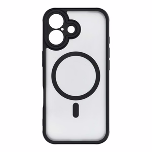 FULL MATTE MAG COVER viedtālruņa apvalks saderīgs ar MagSafe iPhone 17 melna