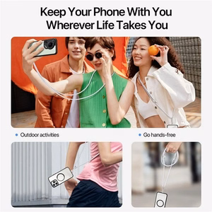 DUX DUCIS Plaz – krusteniska tālruņa siksniņa – pelēka