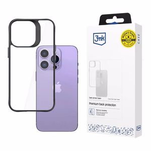 3mk Satin Armor Case+ iPhone 14 Pro Max sērijas - melns