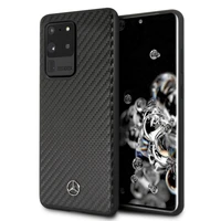 Mercedes Dinamiskais viedtālruņa apvalks Samsung Galaxy S20 Ultra - melns
