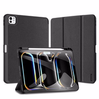 Dux Ducis Domo viedtālruņa apvalks ar atloku un viedo miega režīmu iPad Pro 11" 2024 - melns