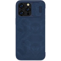 Nillkin Qin Pro ādas futrālis Apple iPhone 14 Pro Max blue