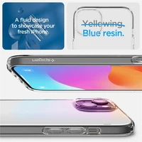 Spigen Crystal Flex viedtālruņa apvalks iPhone 15 Plus - caurspīdīgs