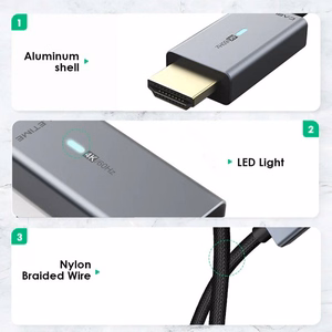 Premium Kabelis Mini DisplayPort to HDMI, 4K/30Hz, 1.8m