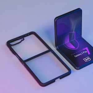 3mk Satin Armor Case+ для Samsung Galaxy Z Flip 7 - прозрачный чёрный