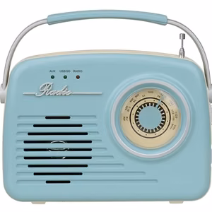 Setty Bluetooth skaļrunis ar radio Retro P350 zils