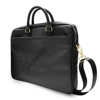 Guess Saffiano Script soma klēpjdatoram 16 collu - melna