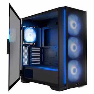 MODECOM HORIZON ARGB Flow MIDI USB 3.0 X 2 TYPE-C datora korpuss