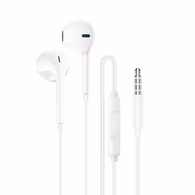 Borofone austiņas BM100 Fuente ar mikrofonu baltas