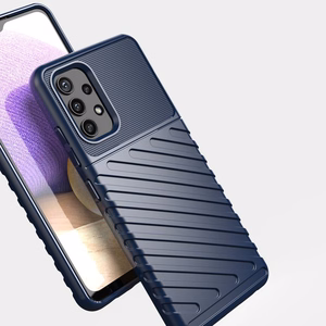 Thunder Case elastīgs izturīgs izturīgs apvalks TPU viedtālruņa apvalks Samsung Galaxy A72 4G zaļš