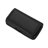 Horizontāls universāls apvalks OXFORD modelis 4 IPHONE 13 PRO MAX / SAMSUNG S21 Ultra / XIAOMI 12 Ultra melns