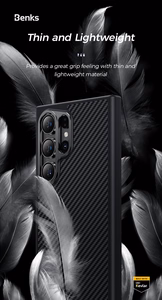 Benks Magnētiskais Armor Pro Kevlar apvalks viedtālrunim Samsung Galaxy S24 Plus (0041) 600D - melns