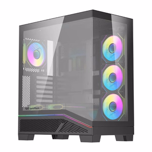 Datora korpuss DarkFlash K430 + 6 ventilatori (melns)