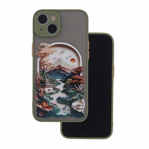 Īpaši moderns korpuss priekš Xiaomi Redmi Note 13 Pro 5G Travel green