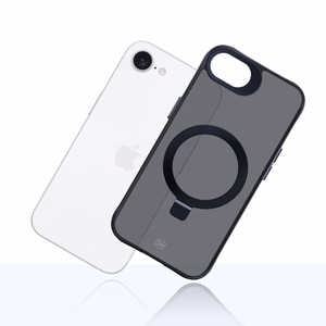 3mk Smoke Viedtālruņa apvalks Mag&Stand Apple iPhone 16E - melns