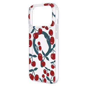 Cherry Mag case for iPhone 15 Pro 6,1" transparent
