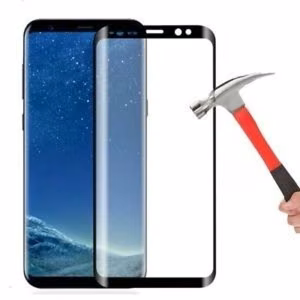 Rūdīts stikls 5D Full Glue Samsung N960F Note 9 melns 0.18mm izliekts bulk