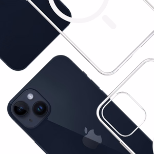 3mk Clear Magnētiskais viedtālruņa apvalks Apple iPhone 14 Plus - Caurspīdīgs