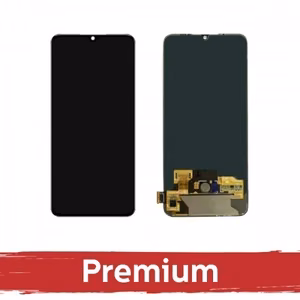 LCD displejs saderīgs ar Xiaomi Mi 9 Lite melns OEM