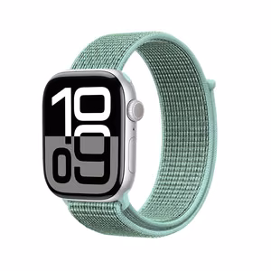 Crong Nylon Apple Watch sporta siksniņa, 38/40/41/42 mm, Atlantic Green