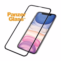 PanzerGlass E2E Super+ aizsargstikls iPhone XR / 11 - ar melnu rāmi