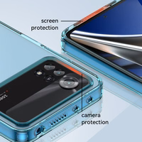 Outer Space Case viedtālruņa apvalks Xiaomi Poco X4 Pro 5G ar elastīgu rāmi melns