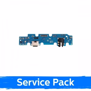 Charging Port Saderīgs ar Samsung T225 Tab A7 Lite Ar Flex / Plata (Service Pack)