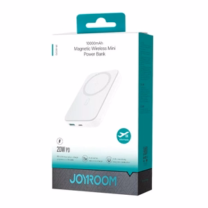 Portatīvais lādētājs Joyroom JR-W020 balts 10000mAh 20W (PD / QC3.0) + Type-C kabelis